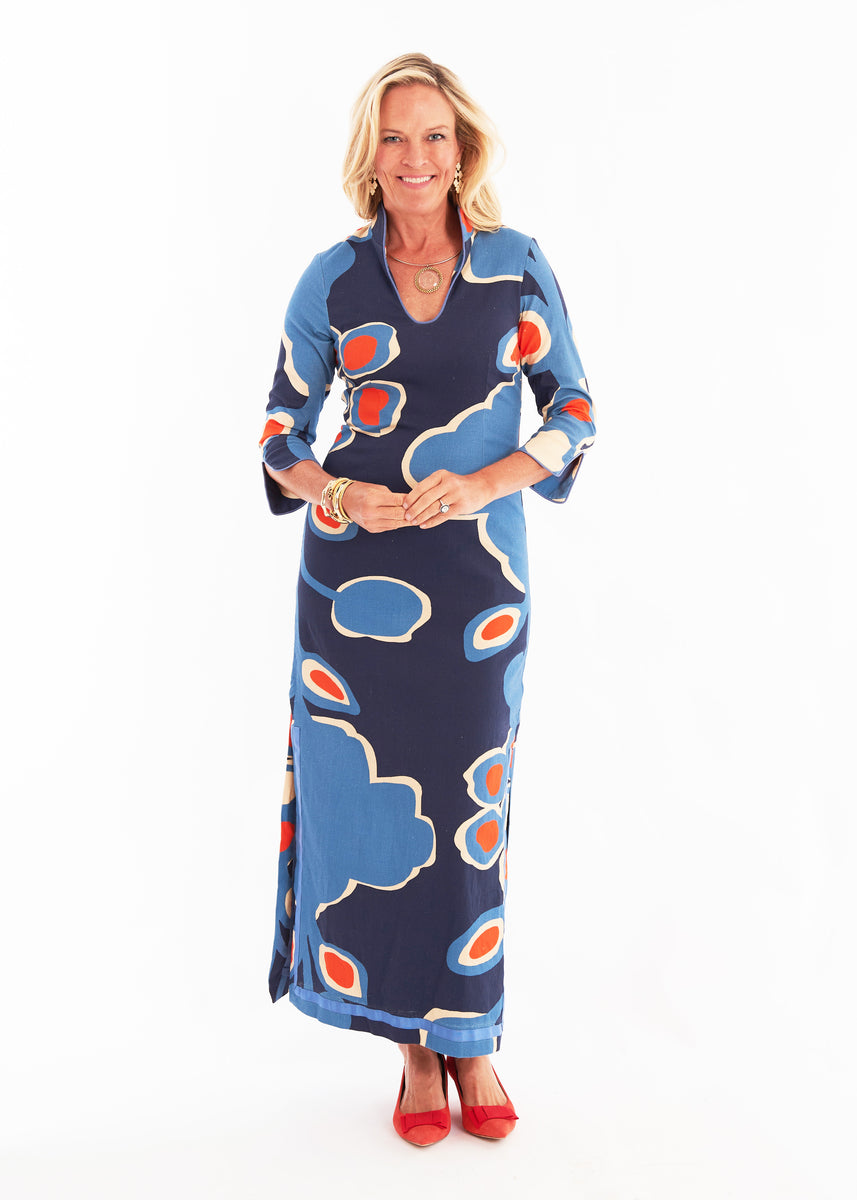 Rollins Dress - Serendipity Ocean Fog – CK Bradley