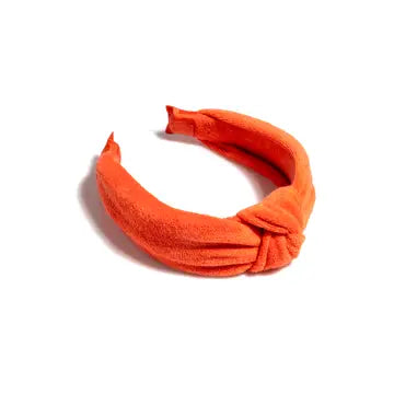 Shiraleah Terry Knotted Headband - Orange