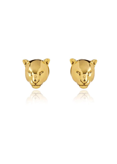 Nadia Gimenes Leopard Stud Earring