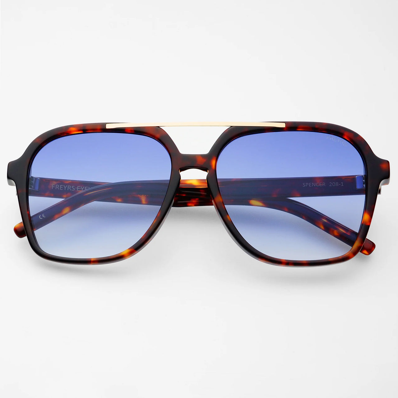 Freyrs Spencer Aviators - Tortoise/Blue