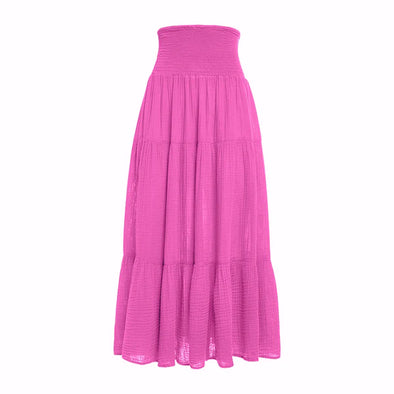 Felicite Smock Maxi Skirt - Cotton Candy