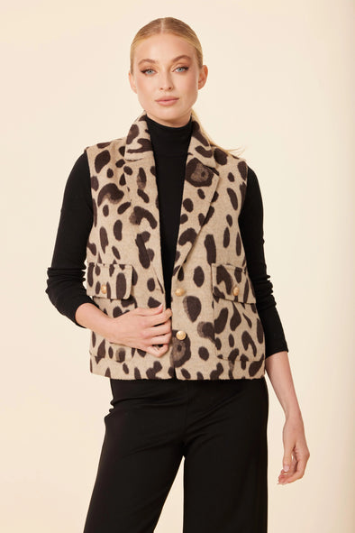 Dolce Cabo Leopard Vest