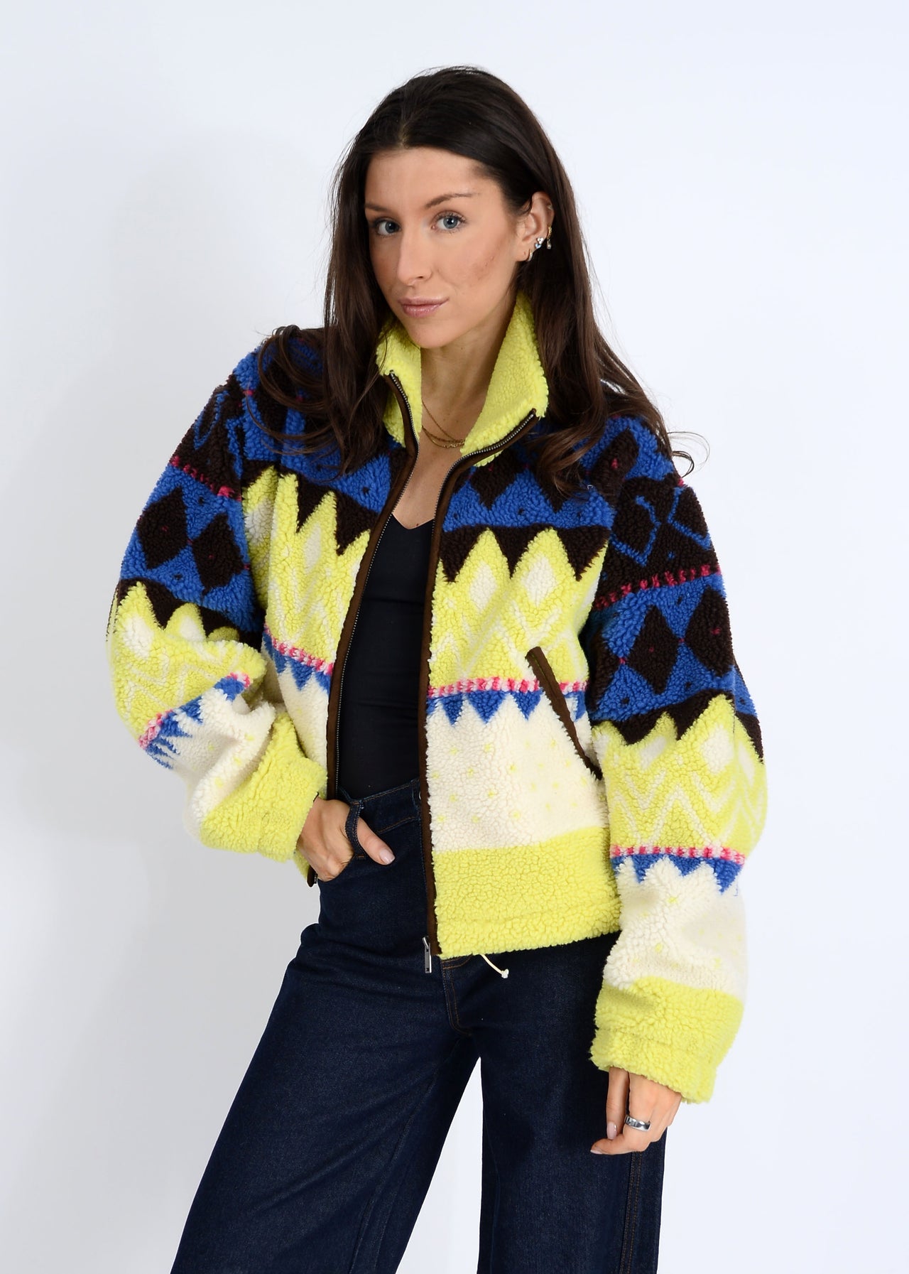 RD Whistler Sherpa Front Zip Jacket