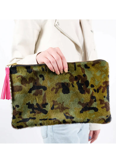 Parker & Hyde Camo Clutch