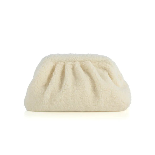 Shiraleah Jayden Sherpa Clutch - Ivory