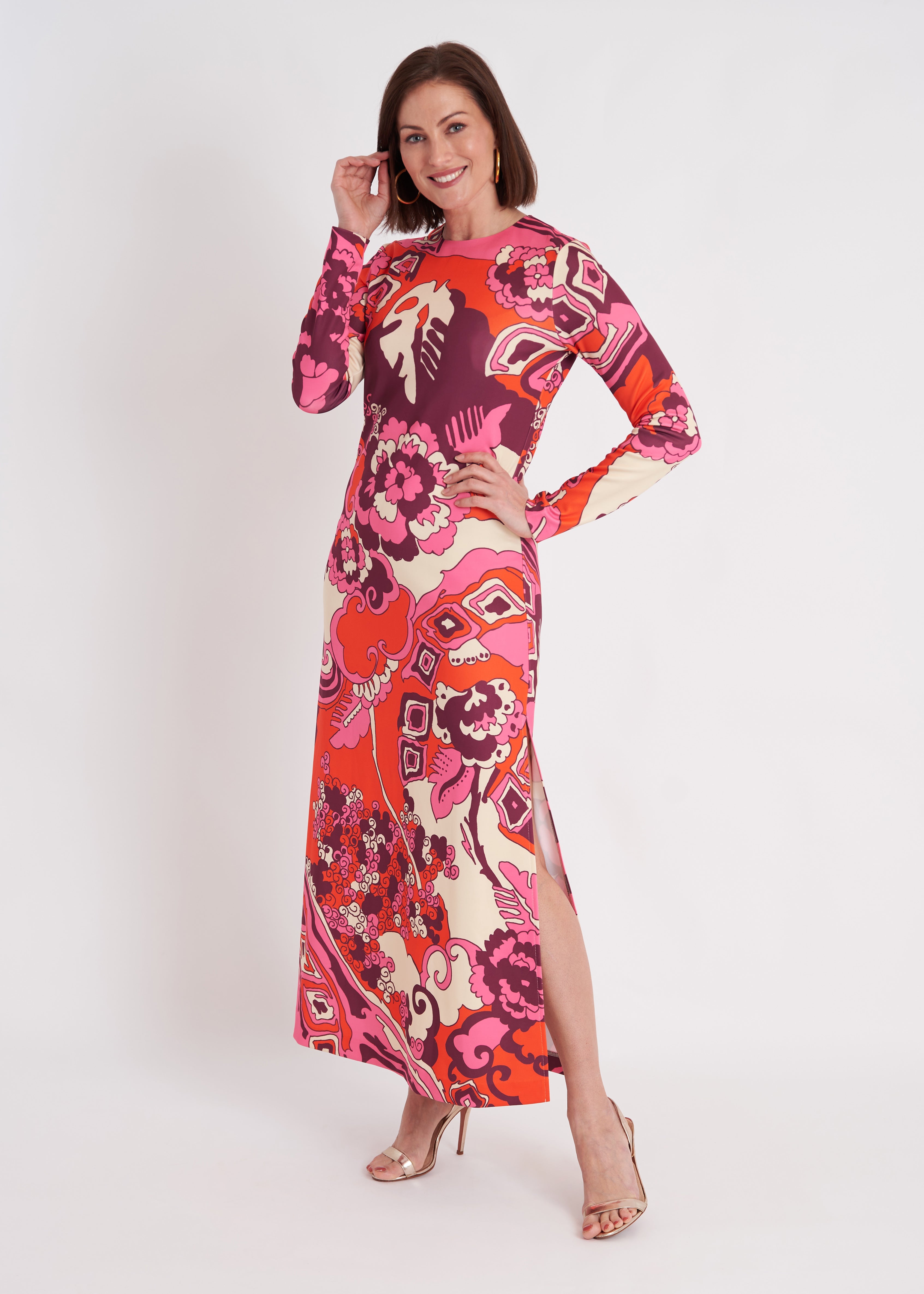 Ashton Dress - Whirlwind Plum – CK Bradley