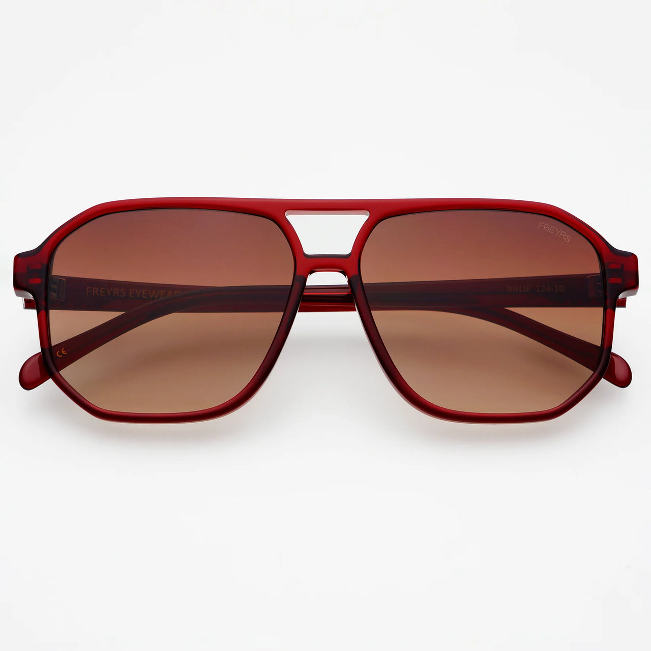 Freyrs Bille Aviators - Dark Cherry