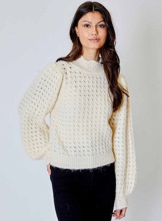 Design History Talia Sweater - Ivory