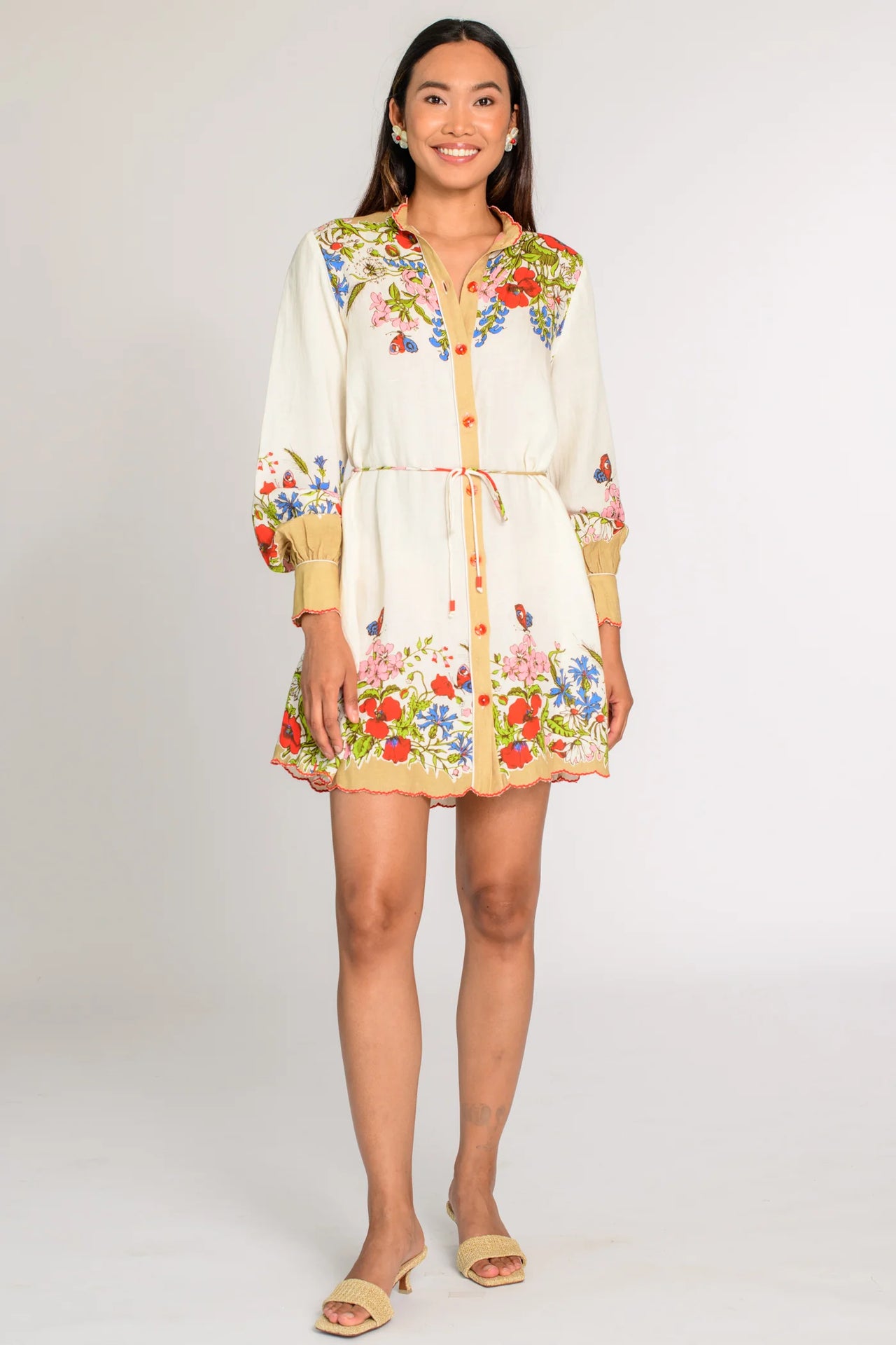 Elizabeth James Tara Dress - Butterfly Garden