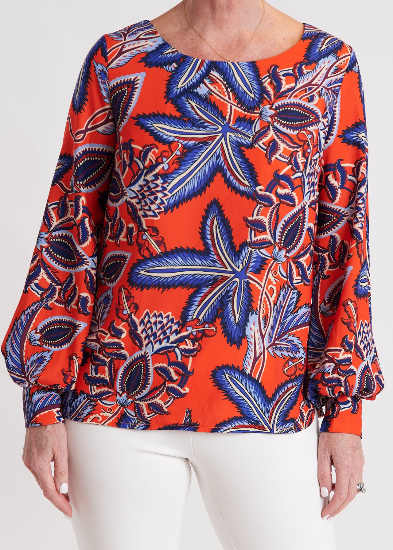 Peachtree Blouse - Kaleta Coral SAMPLE