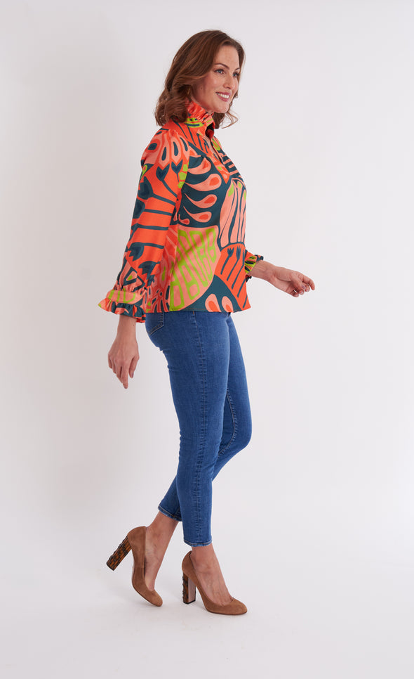 Aspen Blouse - Paddle Pumpkin