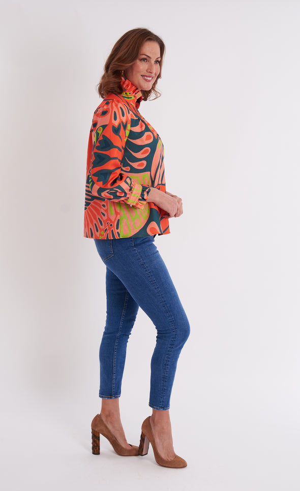 Aspen Blouse - Paddle Pumpkin