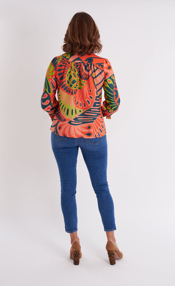 Aspen Blouse - Paddle Pumpkin