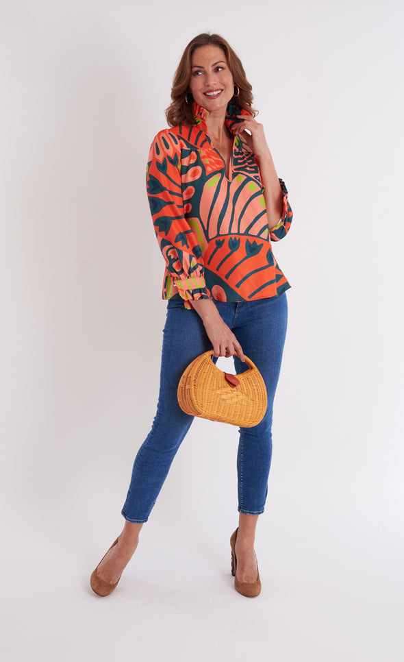 Aspen Blouse - Paddle Pumpkin