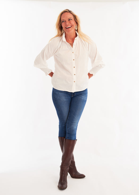Frau Blouse - White