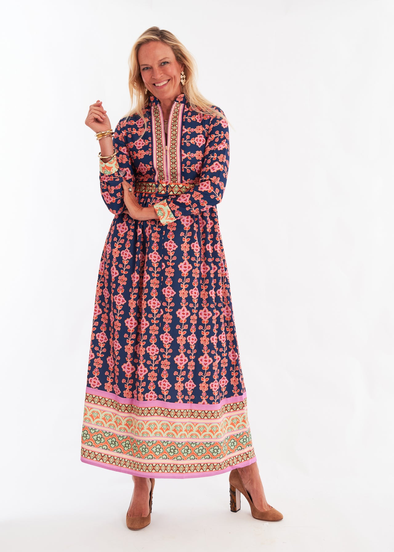 Lane Dress - Serendipity Blue Multi