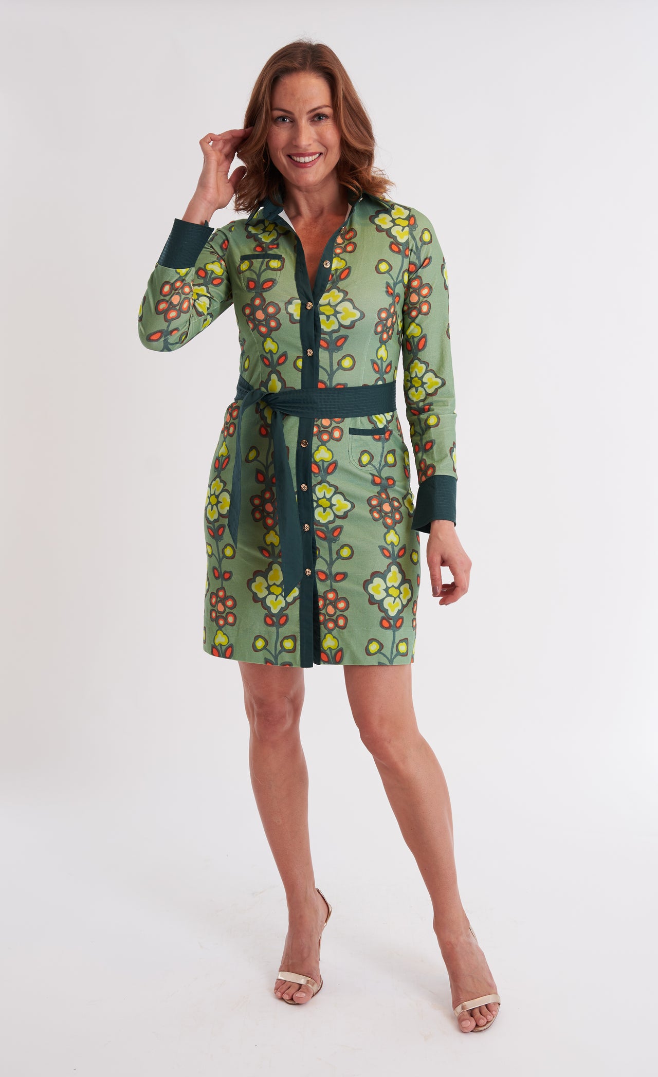 Midori Shirtdress - Serendipity Moss