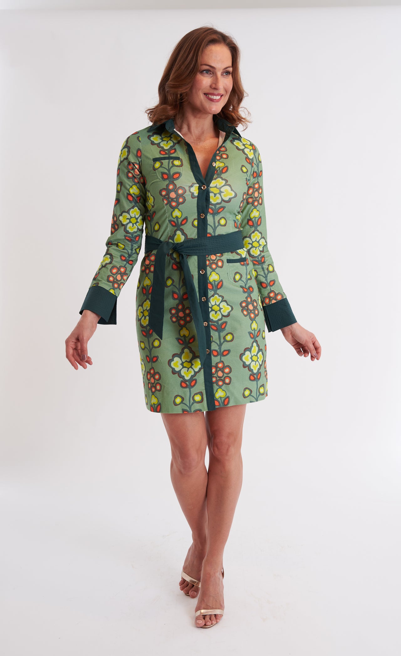 Midori Shirtdress - Serendipity Moss