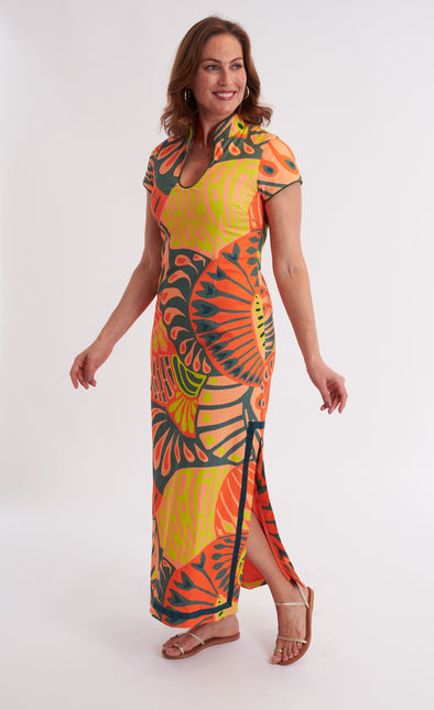 Tarpon Dress - Paddle Pumpkin