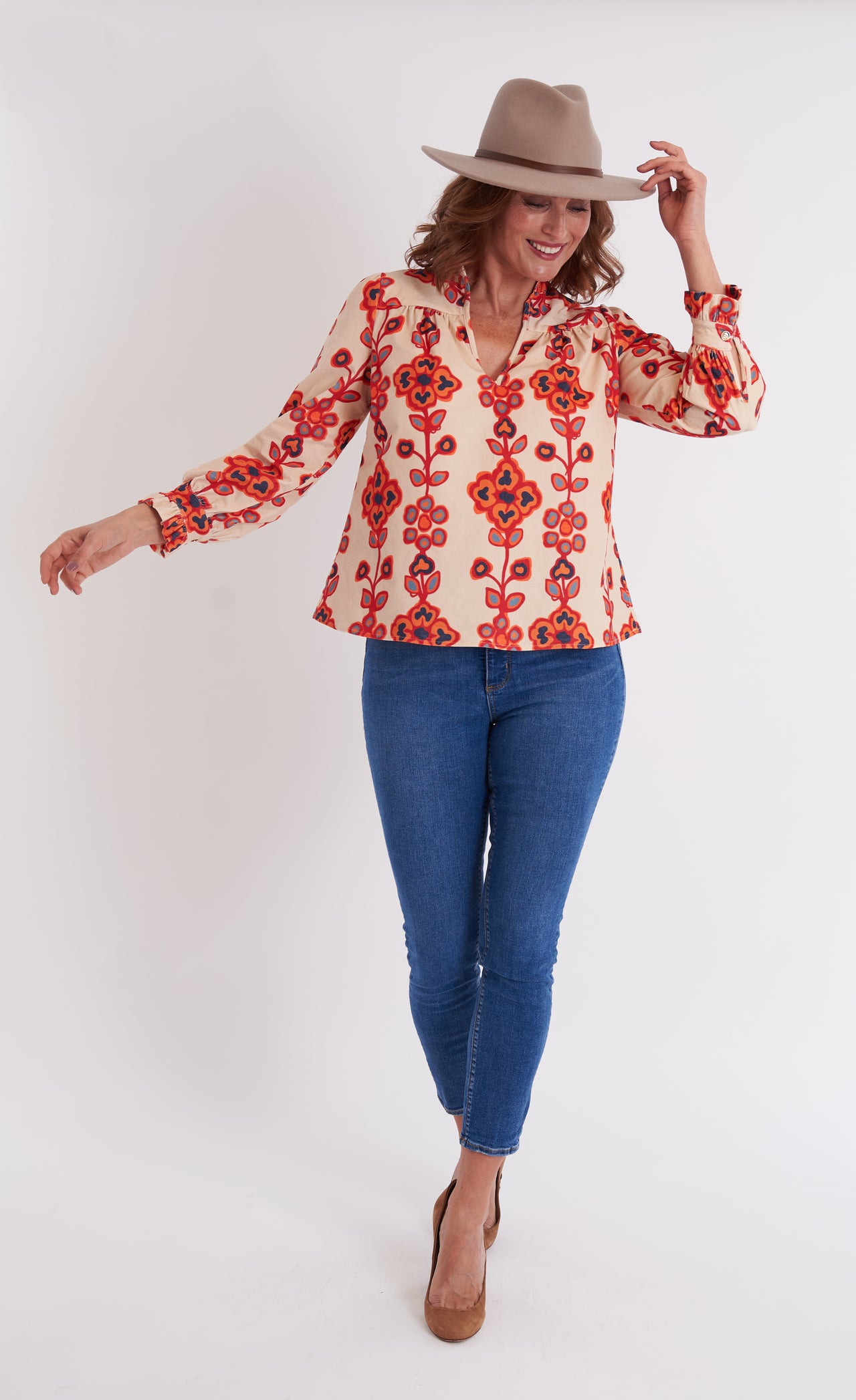 Aspen Blouse - Serendipity Praline