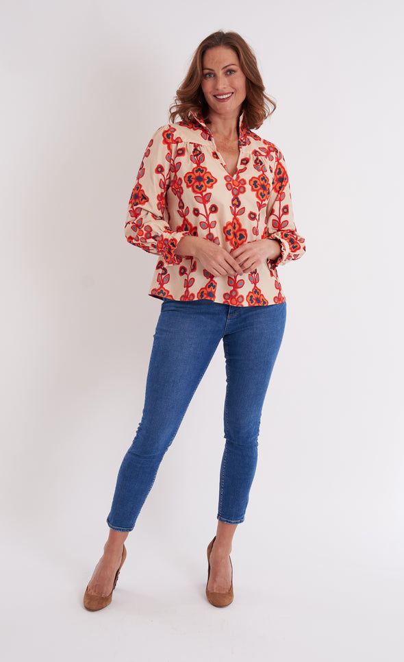 Aspen Blouse - Serendipity Praline