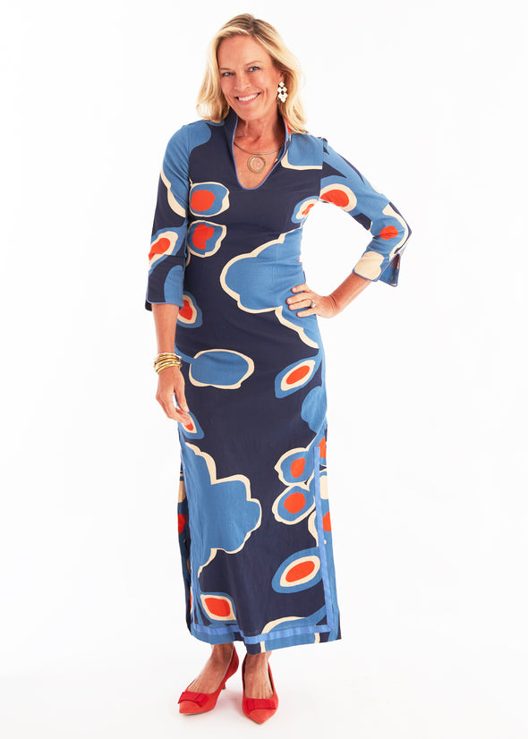 Rollins Dress - Serendipity Ocean Fog