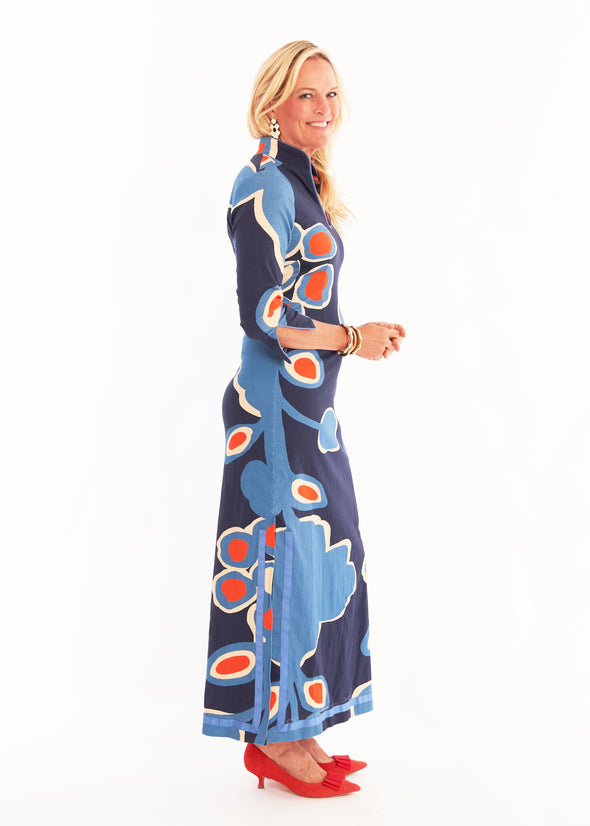Rollins Dress - Serendipity Ocean Fog