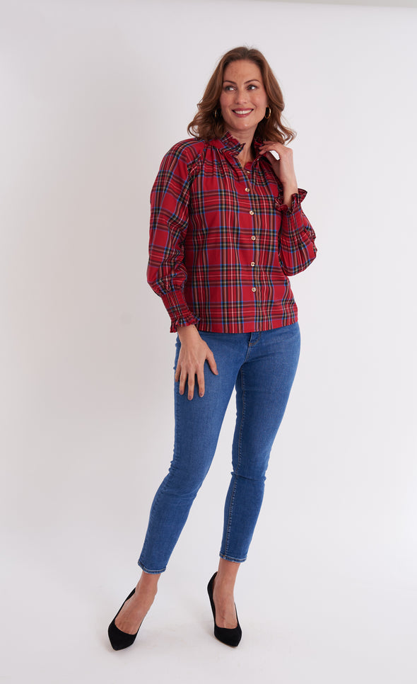 Frau Blouse - Royal Stewart