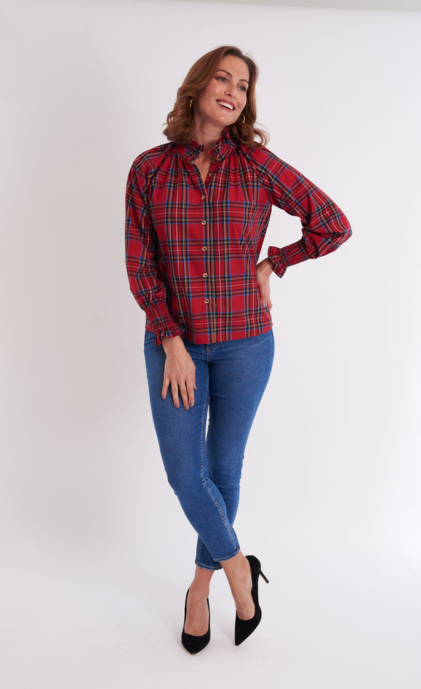 Frau Blouse - Royal Stewart