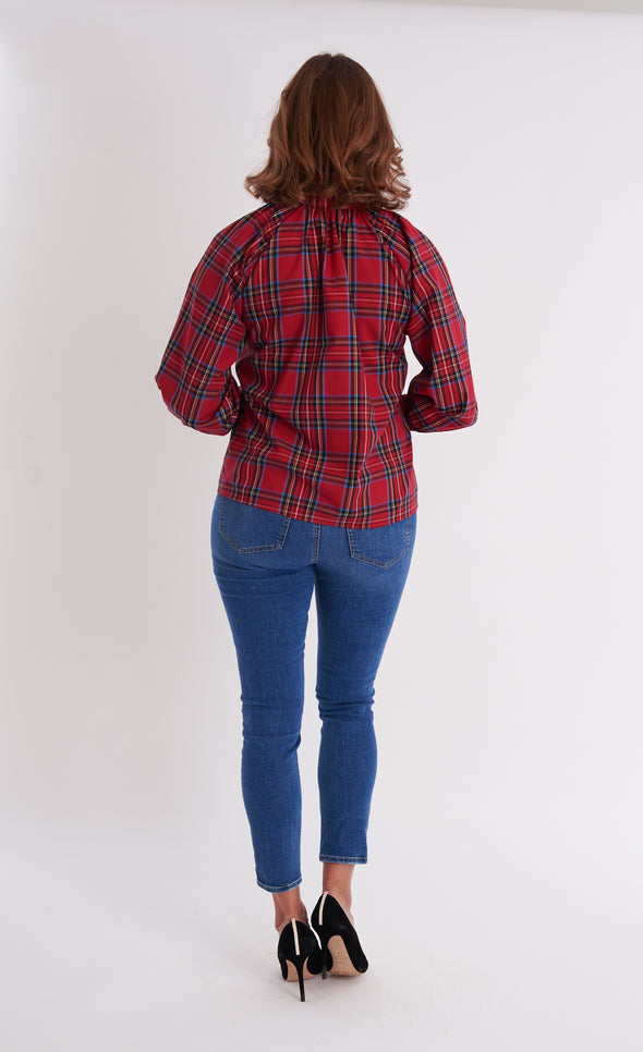 Frau Blouse - Royal Stewart