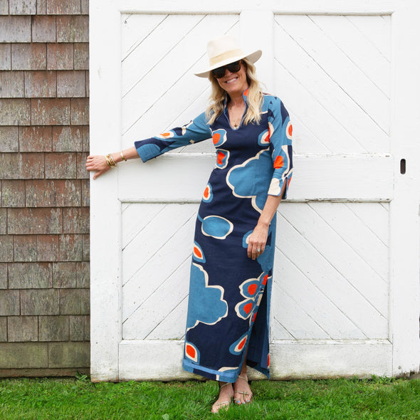 Rollins Dress - Serendipity Ocean Fog