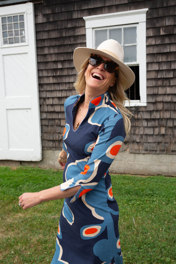 Rollins Dress - Serendipity Ocean Fog