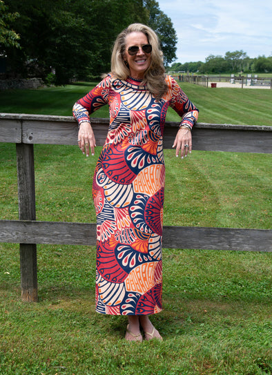 Arianne Dress - Paddle Sienna