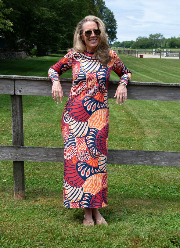 Arianne Dress - Paddle Sienna