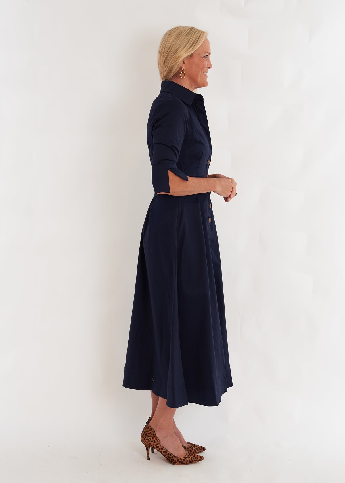 Monaco Dress - Navy