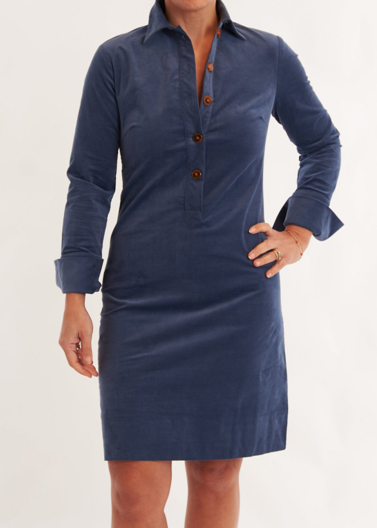 Ivy Dress - Blue Steel