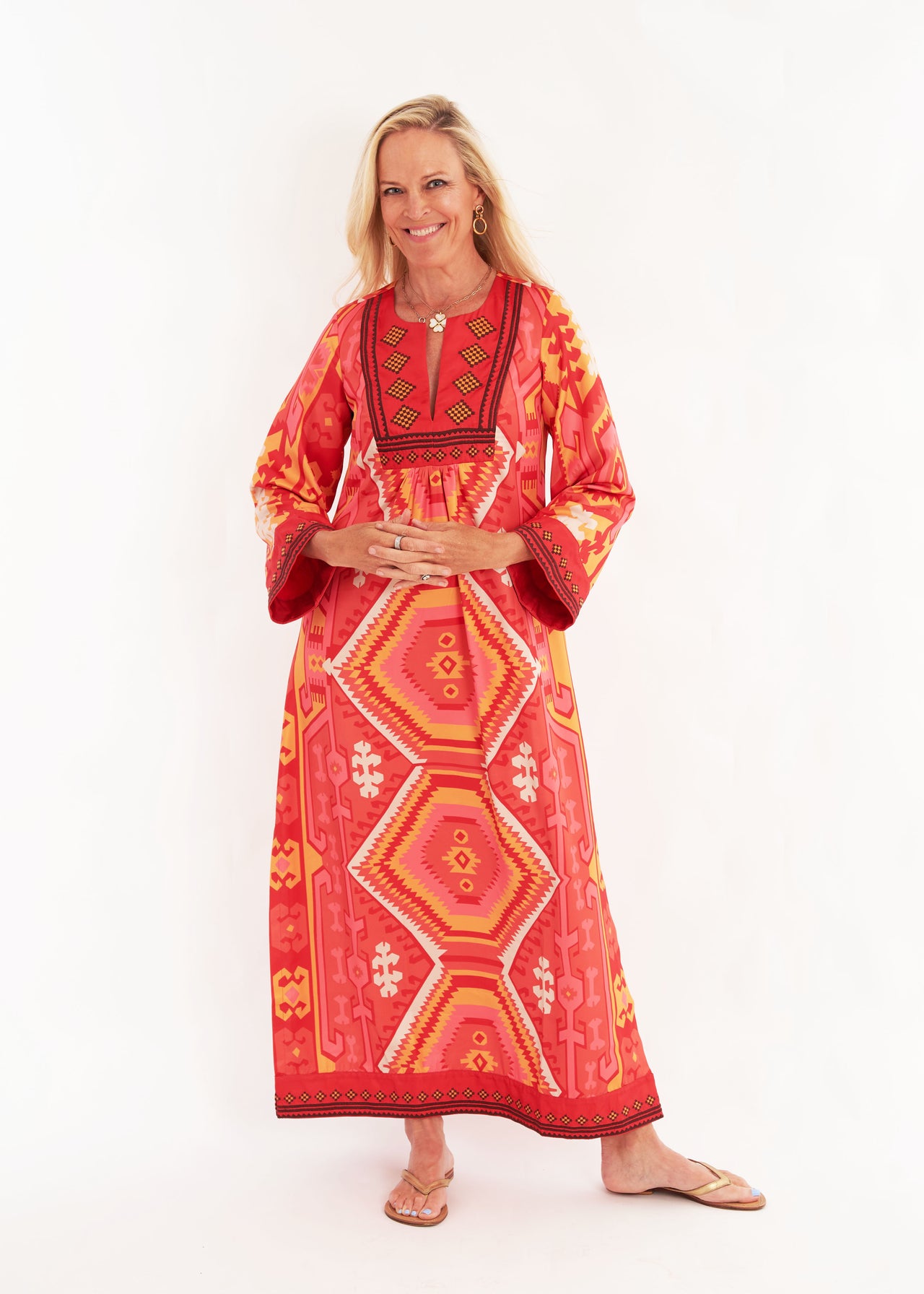 Crispell Caftan - Kilim Blaze
