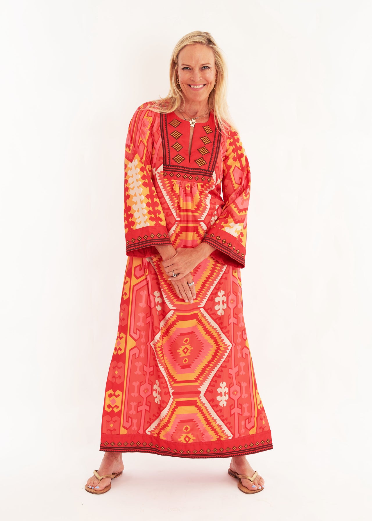 Crispell Caftan - Kilim Blaze