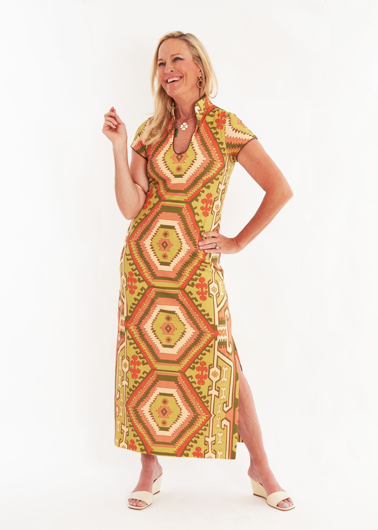 Tarpon Dress - Kilim Squash