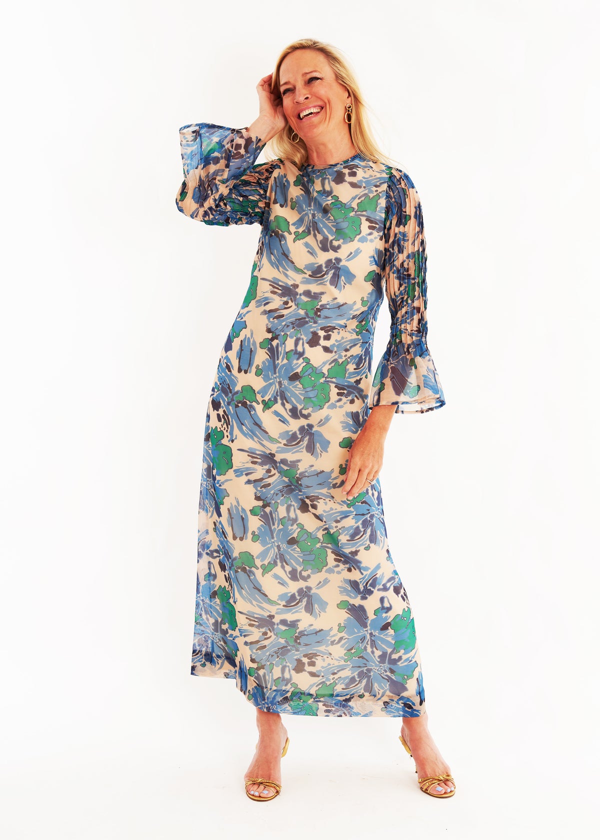 Slocum Dress - High Tide Blue Steel