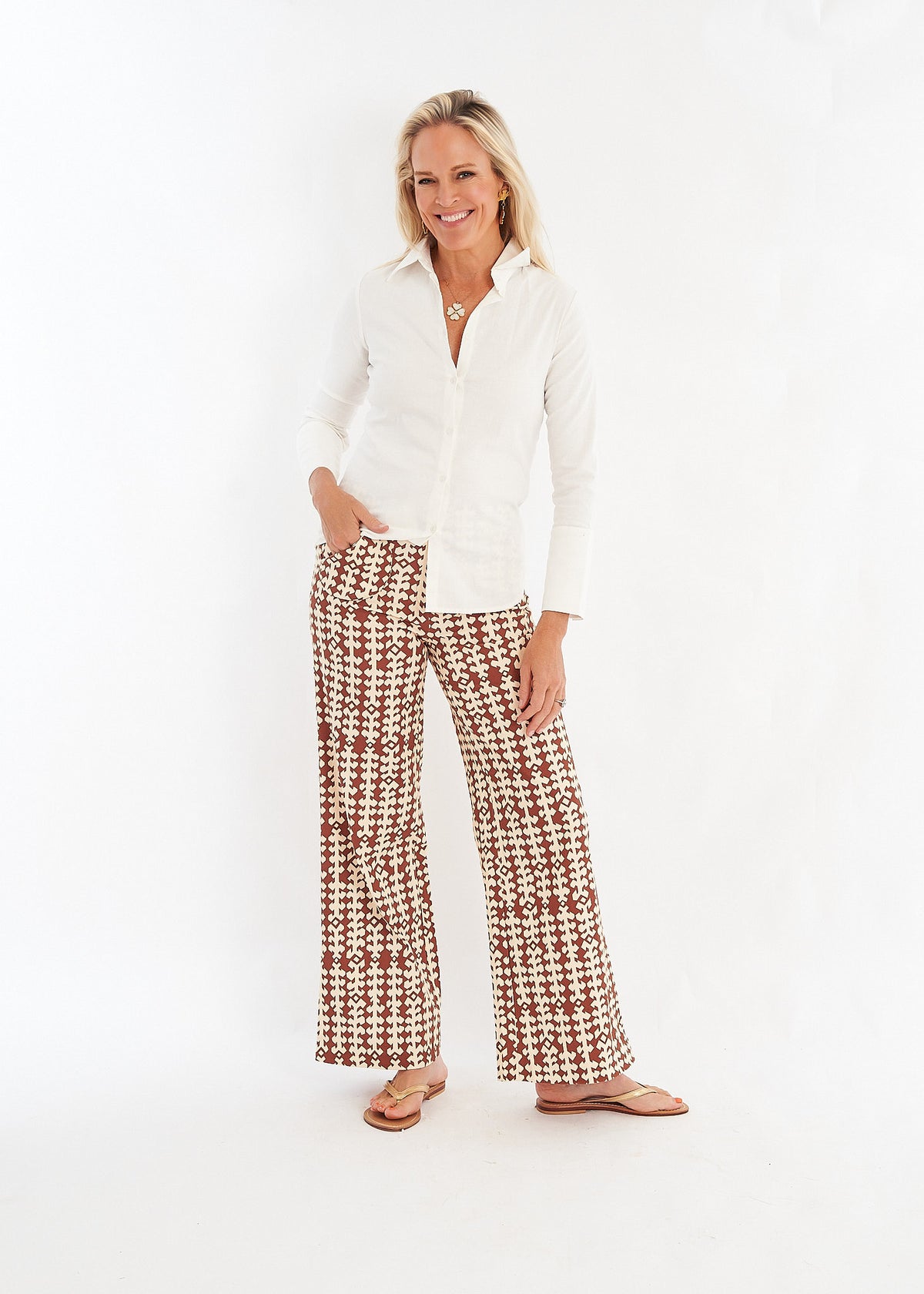 Panther Pant - Kilim Stripe Clay