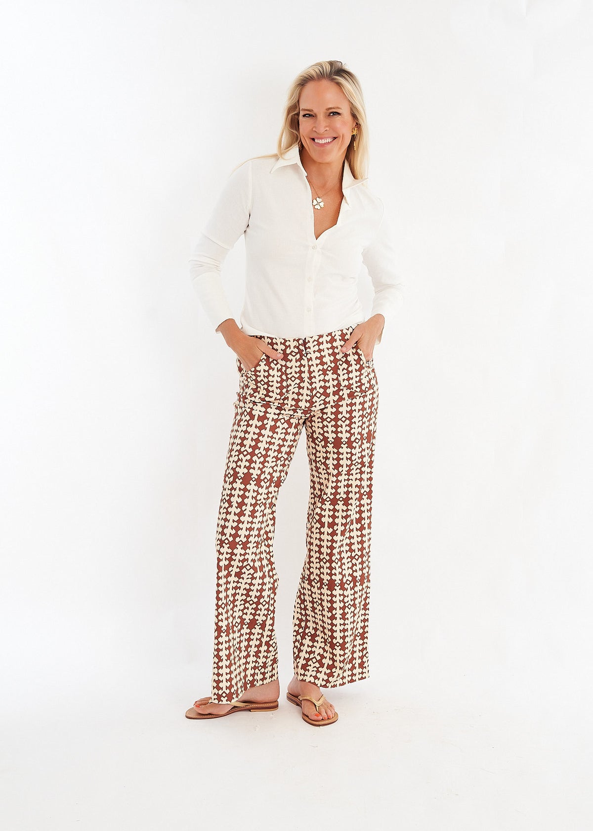 Panther Pant - Kilim Stripe Clay