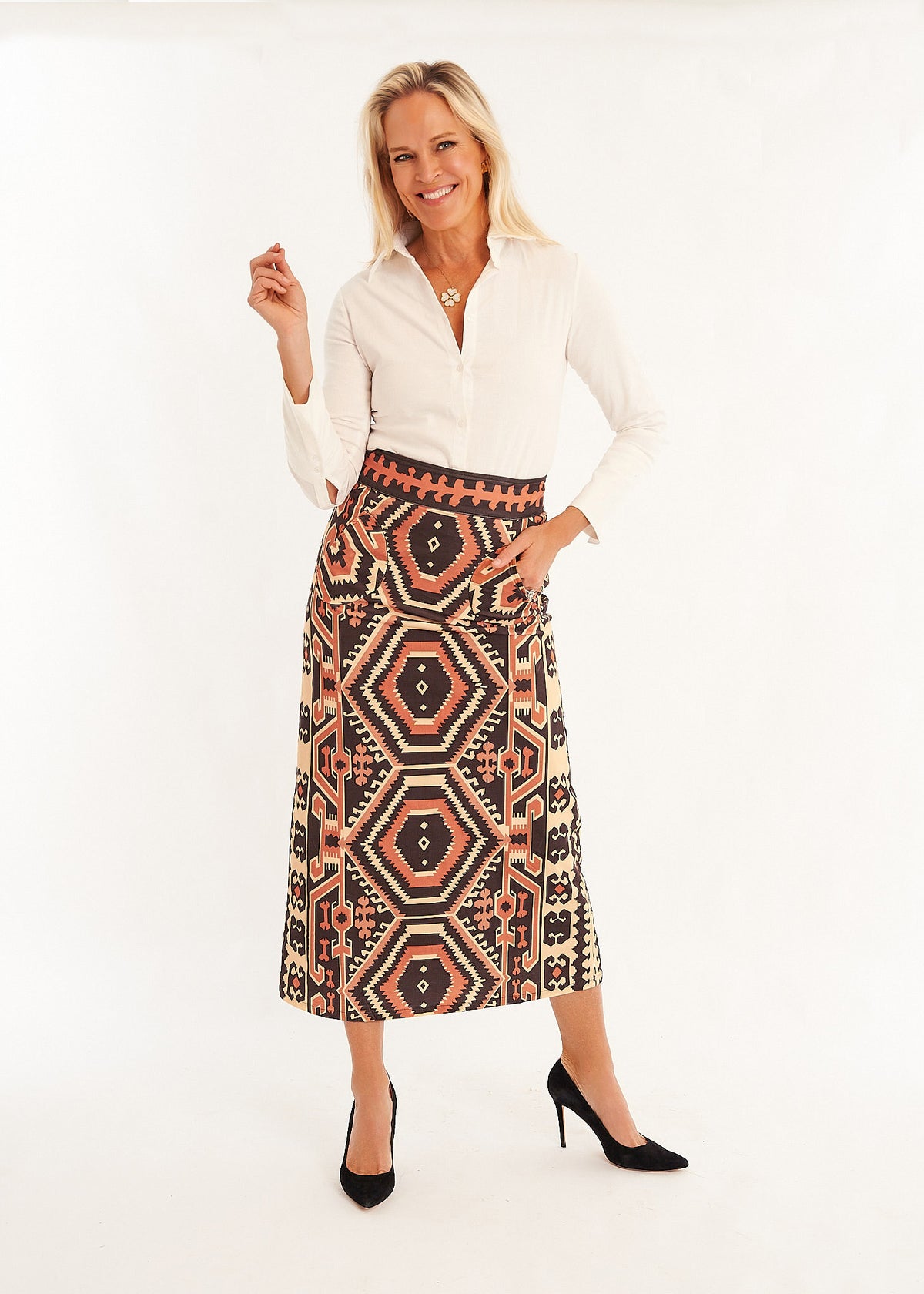 Ketchum Skirt - Kilim Biscotti