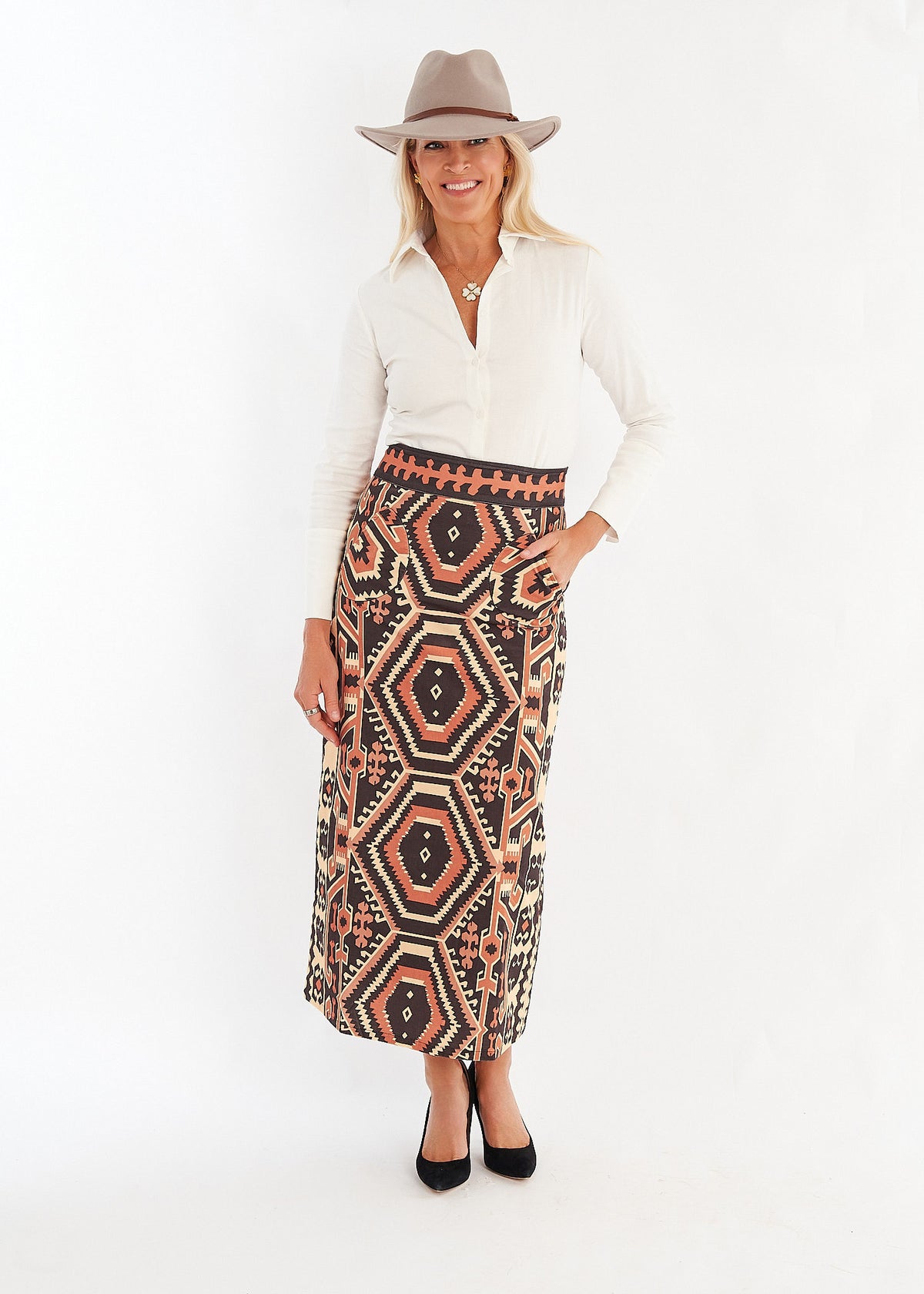 Ketchum Skirt - Kilim Biscotti