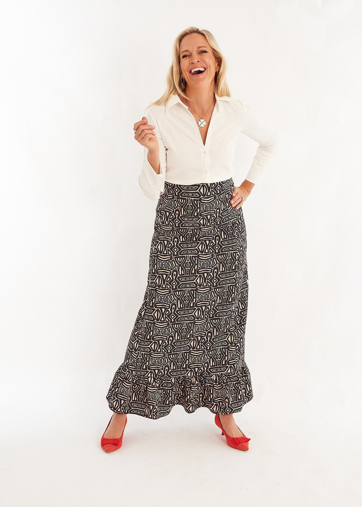 Hostess Skirt - Menemsha Moonlight