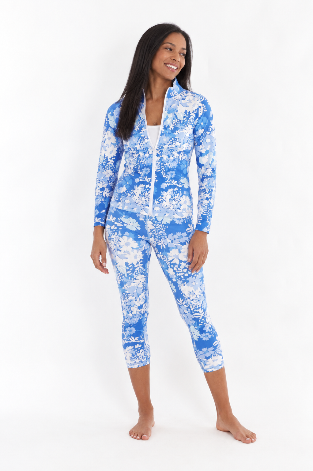 Lotus Legging - Poppy Lapis