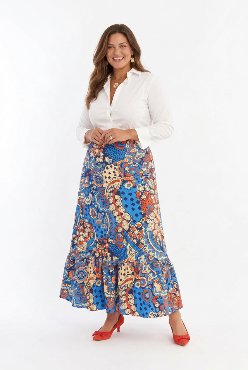 Hostess Skirt - Hemingway Sun River