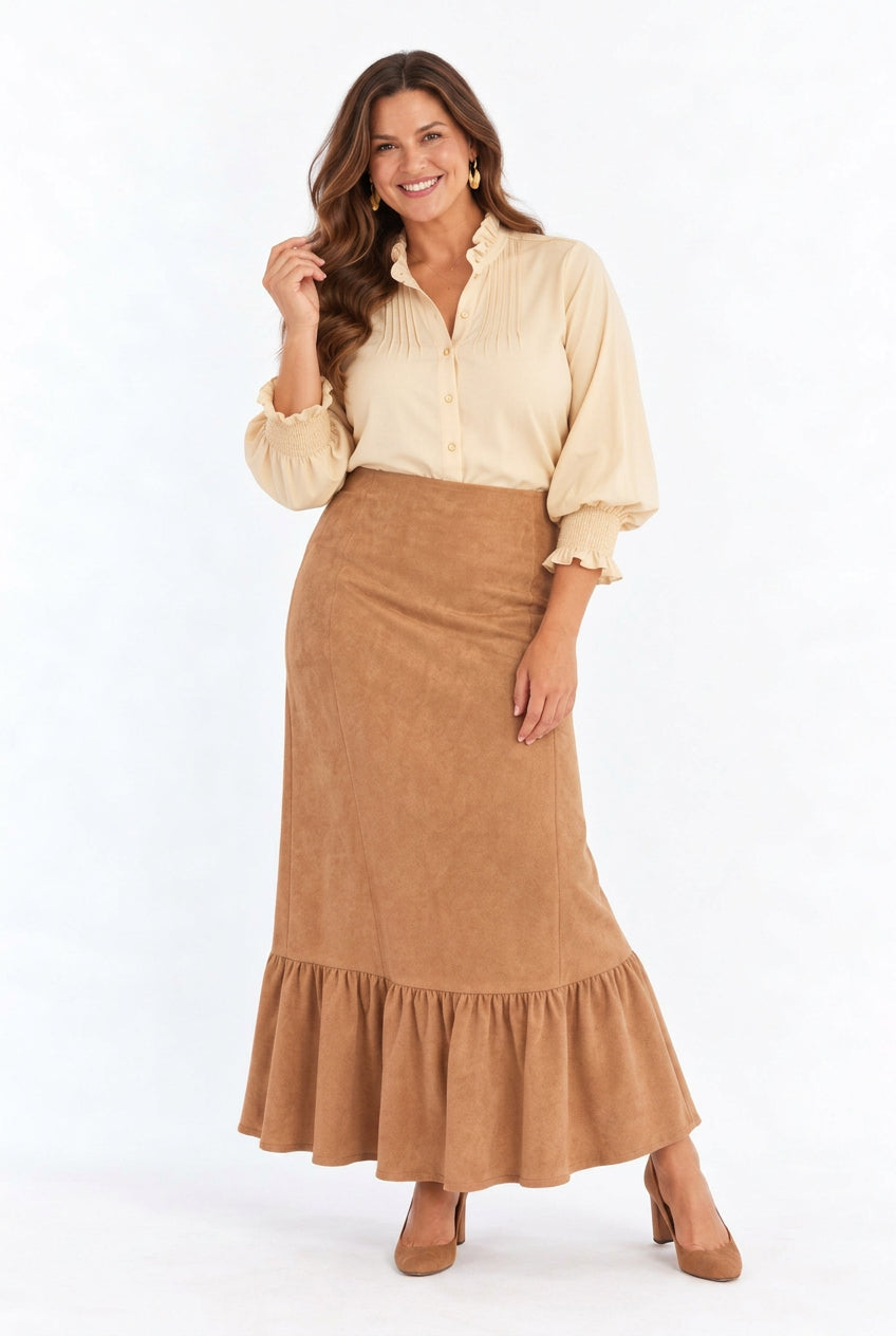 Hostess Skirt - Cinnamon