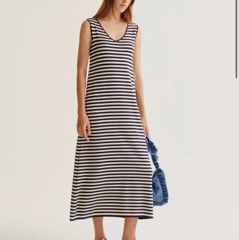 Compania Fantastica Knit Dress - Navy Stripe