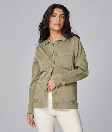 Lola Jeans Nili Utility Jacket - Deep Khaki